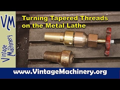 Machining Tapered Threads for a Steam Locomotive Try-Cock Repair
