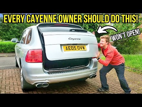 Replacing The Tailgate Struts On My Porsche Cayenne!