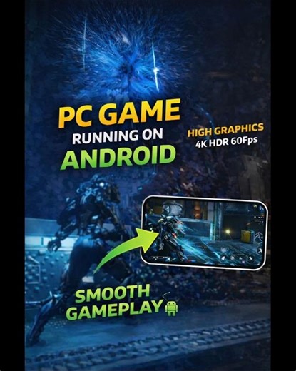 Pc game running on Android | High graphics test 4k HDR+60FPS