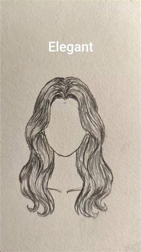 Draw woman hairstyle #draw #howtodraw #tutorial #sektch #hair