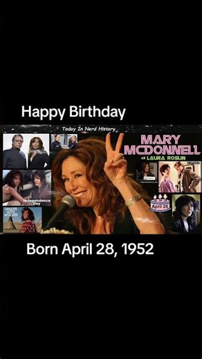 Happy birthday Mary McDonnell, born April 28, 1952.