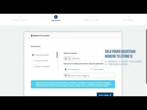 Cómo crear cuenta en el portal web del Saime