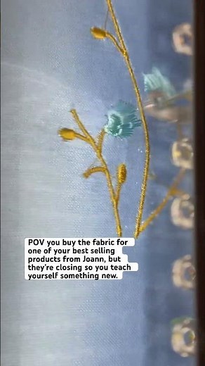 With Joann’s closing, I decided it was time to learn a new stitch in inkstitch! #diy