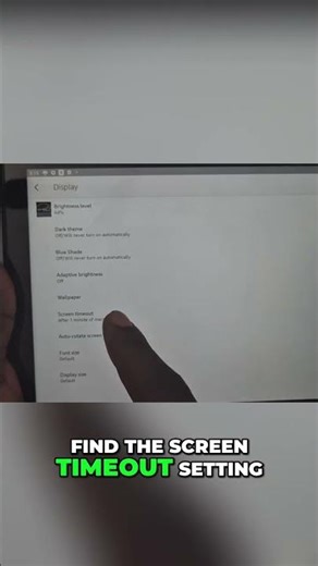 Amazon Fire Tablet: Change Screen Timeout Settings EASY! #shorts