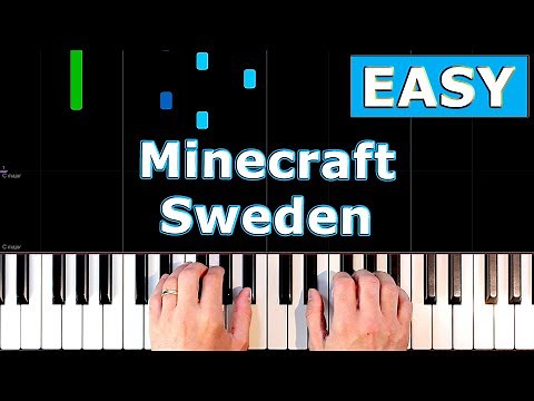 ✅ Minecraft - Sweden - Piano Tutorial Easy