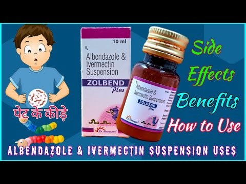Albendazole & Ivermectin Suspension Uses & Benefits| How to Use| side effects| Zolbend Plus Syrup