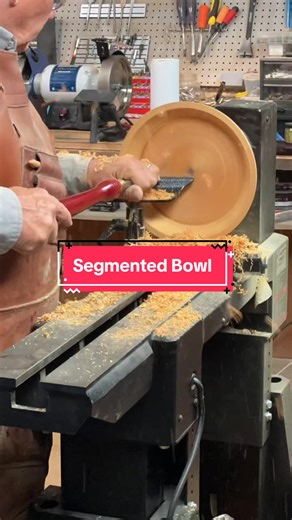 Turn a bowl with @Tom Silva in under a minute 🪵 #ThisOldHouse #TOH #homerenovation #homeimprovement #woodworking #lathe #segmentedbowl #lathework