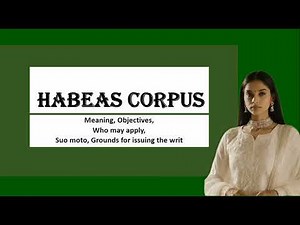 Habeas Corpus in Administrative Law | Explained Simply‪@TheLAW_LAB‬