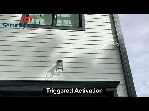 Residential Outdoor Security Camera Installation by Security iCam