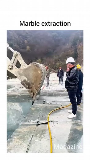 Industrial Magazine on Instagram: "Extraction of rare pine green marble involves several key steps, starting with the identification and geological surveying of high-quality deposits, followed by careful quarrying to minimize environmental impact and preserve the stone's unique color and veining. The process includes drilling, blasting, and cutting the marble into manageable blocks, which are then transported for processing and finishing. Due to its rarity and aesthetic appeal, extraction is oft