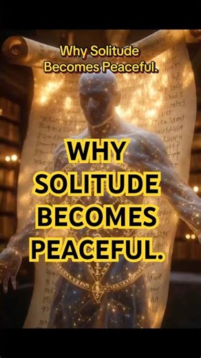 Why Solitude Becomes Peaceful.