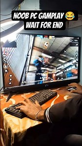 noob pc gamplay 😂 Wait for end 🔥 lone wolf in free fire #shorts #freefire #handcam #shortsfeed