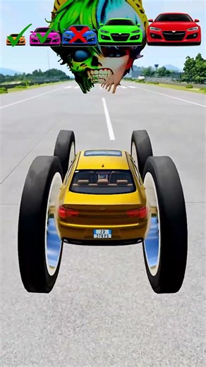 Which Car Stops First? 😳🔥 #Shorts