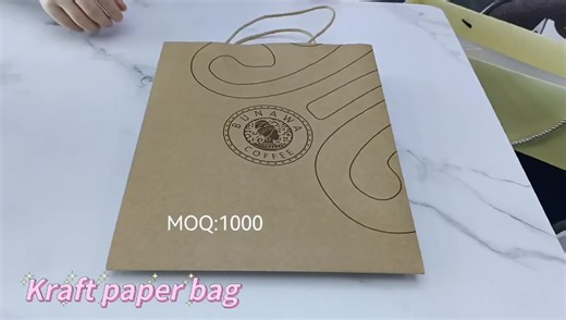 Custom Takeaway Kraft Paper Bags with Logo Printing Sturdy Eco-Friendly Food Delivery Bags with Handles