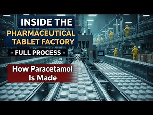 Inside The Pharmaceutical Tablet Factory | Full Process of How Paracetamol Is Made #how