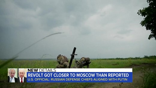 14K views · 162 reactions | NEW DETAILS ON RUSSIAN REVOLT: A senior U.S. official now claims rebel troops made it to within 100 miles of Moscow before standing down, much closer than previously reported. ABC’s Justin Finch has more. | World News Now | Facebook