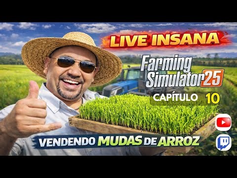 Farming Simulator 25 #10 – vendendo mudas de arroz