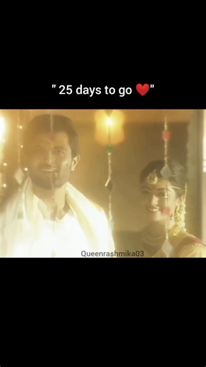 25 days to go. #rashmikamandanna