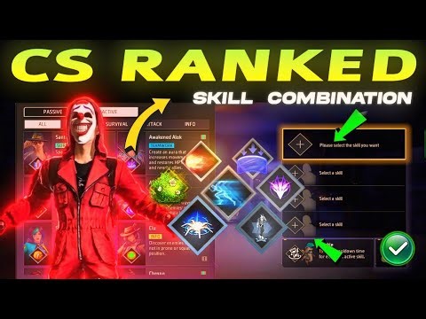 CS rank character Combination 2025 - Best Character Combination - Best Character Skill For CS Rank