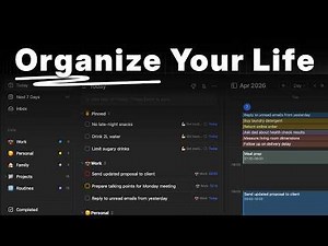 How I Organize My Life in One Place (Stay Clear & Productive)