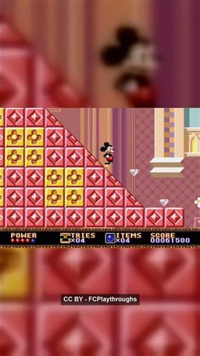 Castle of Illusion Starring Mickey Mouse (1990) #shorts