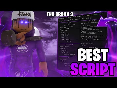 🔥 Tha Bronx 3 SCRIPT | Dupe, God Mode, Auto Farm !! (BEST)