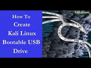 How to Create a Kali Linux Bootable USB Drive
