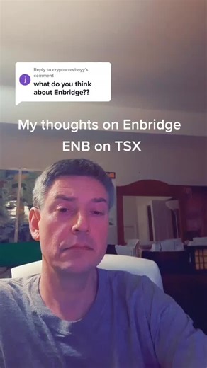 Reply to @cryptocowboyy #canadianmoneytalk #stocks #opinion #enb #enbridge #dividends