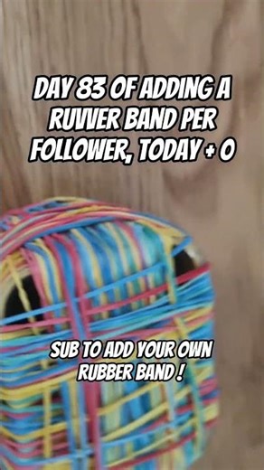 SUB TO ADD YOUR OWN RUBBER BAND! #youtubeshorts #trending #funny #song #shorts #shortsfeed #viral