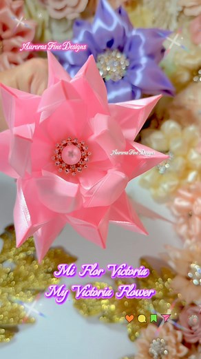 Mi For Victoria My Victoria Flower #diseño #de Aurora’s Fine Designs #paratii #viralvideos #FlorVictoria #fypageシ #diy #followersreelsfypシ゚viralシfypシ゚viralシ #flores | Aurora’s Fine Designs
