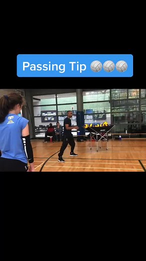 Passing Tip! #volleyball #volleyballworld #volleyballgame #volley #volley2020 #volleyballplayer #volleyballgirls #mensvolleyball #instavolley
