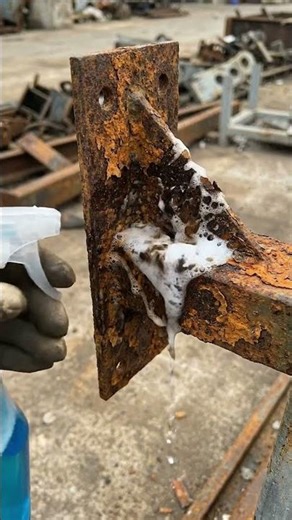 Extreme Rust Removal on a Fence Bracket | Satisfying Metal Restoration