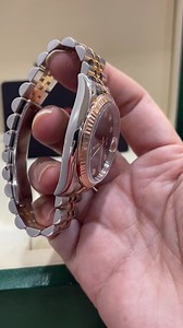 13K views · 104 reactions | Preowned~ Rolex datejust 116231 36mm mansize Black computer dial with 10pcs diamond 18k rose gold fluted bezel 18k semi rose gold jubilee bracelet D series Watch only with wwc card Request rm42800 We chat: Lucinda0207 0164167777 Whatsapp: https://wa.link/btph02 Telegram: https://t.me/wwcrocodilepool | KH老板｜wwc观表之网 | Facebook