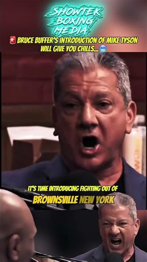 Bruce Beffers introduction of Mike Tyson will give you chills 🥶