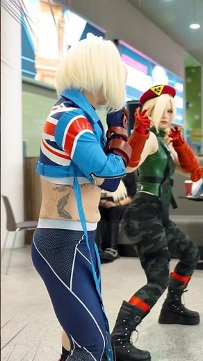 ULTIMATE SHOWDOWN 💥 CAMMY VS CAMMY 🥊 STREETFIGHTER COSPLAY #shorts