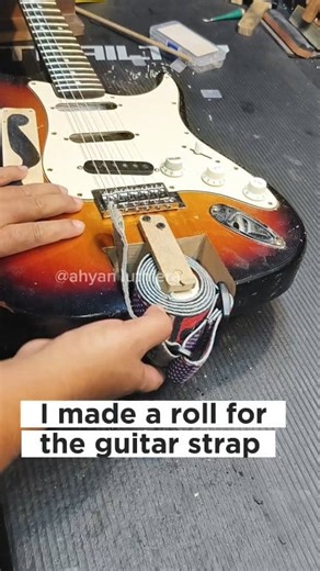 1.3M views · 11K reactions |  This makes it easier for guitarists, guitar strap #guitar #guitarplayer #guitarrepair | Ahyan Juanda Subarkah | Facebook