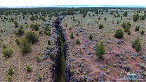 68K views · 955 reactions | For tonight's relaxing scenic video we take you for a ride down Crack in the Ground outside of Christmas Valley in Eastern Oregon. This one was a little challenging to do, but thanks to three friends as spotters and 2 way radios I was able to pull it off. | Sky Lakes Media | Facebook