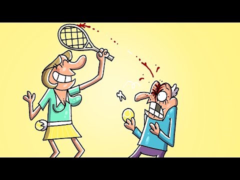Playing Tennis Takes A DARK Turn 😂 | Cartoon Box 378 | by Frame Order | Hilarious Cartoons