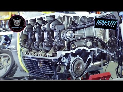 BMW ★ K100 Cafe Racer Build - Engine teardown - C.P. Customs #5