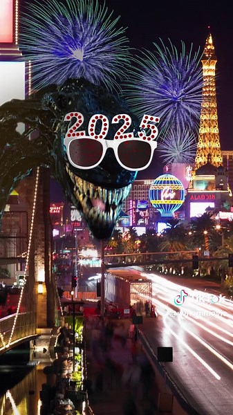 Happy New Year Celebration with Venom Theme