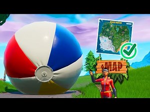 Giant Beach Balls (All Locations + Map | 14 Days of Summer in Fortnite)
