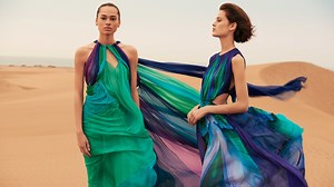 "Walking on a dream" Introducing the new Alberta Ferretti Spring Summer 2022 collection. A journey through dunes, summer breeze and seaside alleys. Prepare to get lost in an ineffable harmony. Discover more via https://bit.ly/AFWalkingOnADream. | Alberta Ferretti