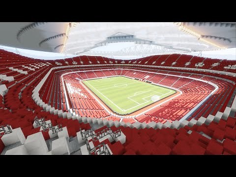 Minecraft Emirates Stadium (Arsenal FC) Timelapse +DOWNLOAD | TheCraftCrusader