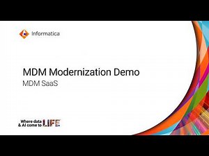 MDM Modernization Demo