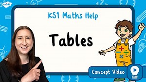 Tables | KS1 Maths Concept Video
