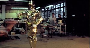 56 reactions | Rare footage of C-3PO's first costume screen test (Take 2) | The Prop Den | Facebook