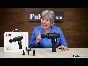 Cordless Percussion High Impact Deep Tissue Massage Gun by Life Authentics