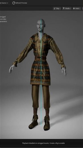 Metahuman Medieval Cloth 02