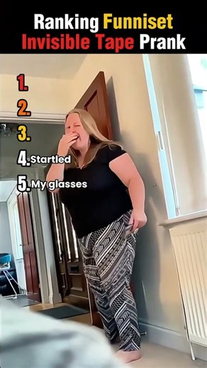 Ranking Funniest Invisible Tape Prank #ranking