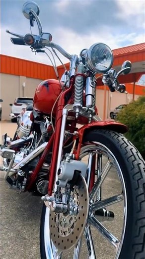 Check Out This Wild Springer 🔥⚙️ #motorcycle #shorts #harleydavidson #springer #motovlog #bikelife